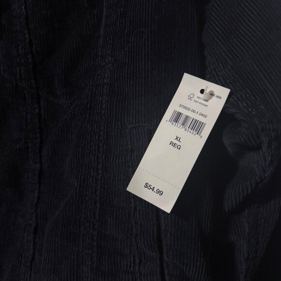 Gap Kids Navy Blue Corduroy Jacket with White Sherpa Collar – Size XL – NWT - Picture 5 of 9